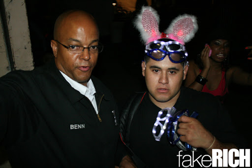 bunny ears and goggles