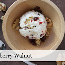 Cranberry Walnut Ice Cream