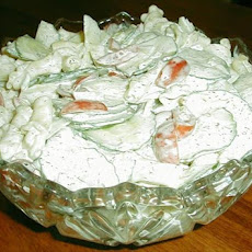 Cucumber Pasta Salad with Dill