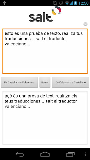 Salt - Traductor Valenciano