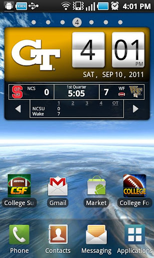 Georgia Tech Live Clock