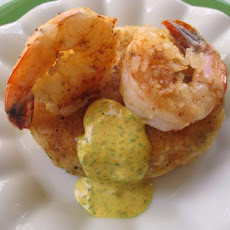 Coconut Prawns With Coriander Mayonnaise