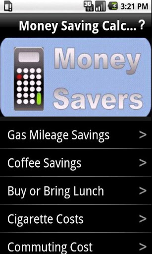Money Saving Calculators
