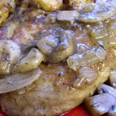 German Style Pork Chops With Mushrooms
