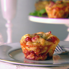 Linguine and Prosciutto Frittatas