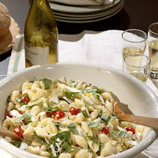 Corn, Tomato, and Basil Pasta