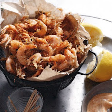 Spiced Shrimp with Paprika Mayonnaise Recipe