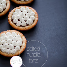 Salted Nutella Tarts