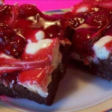 Fudgy Cherry-Cheesecake Brownie Bars