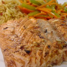 Grilled Lemon-Soy Salmon