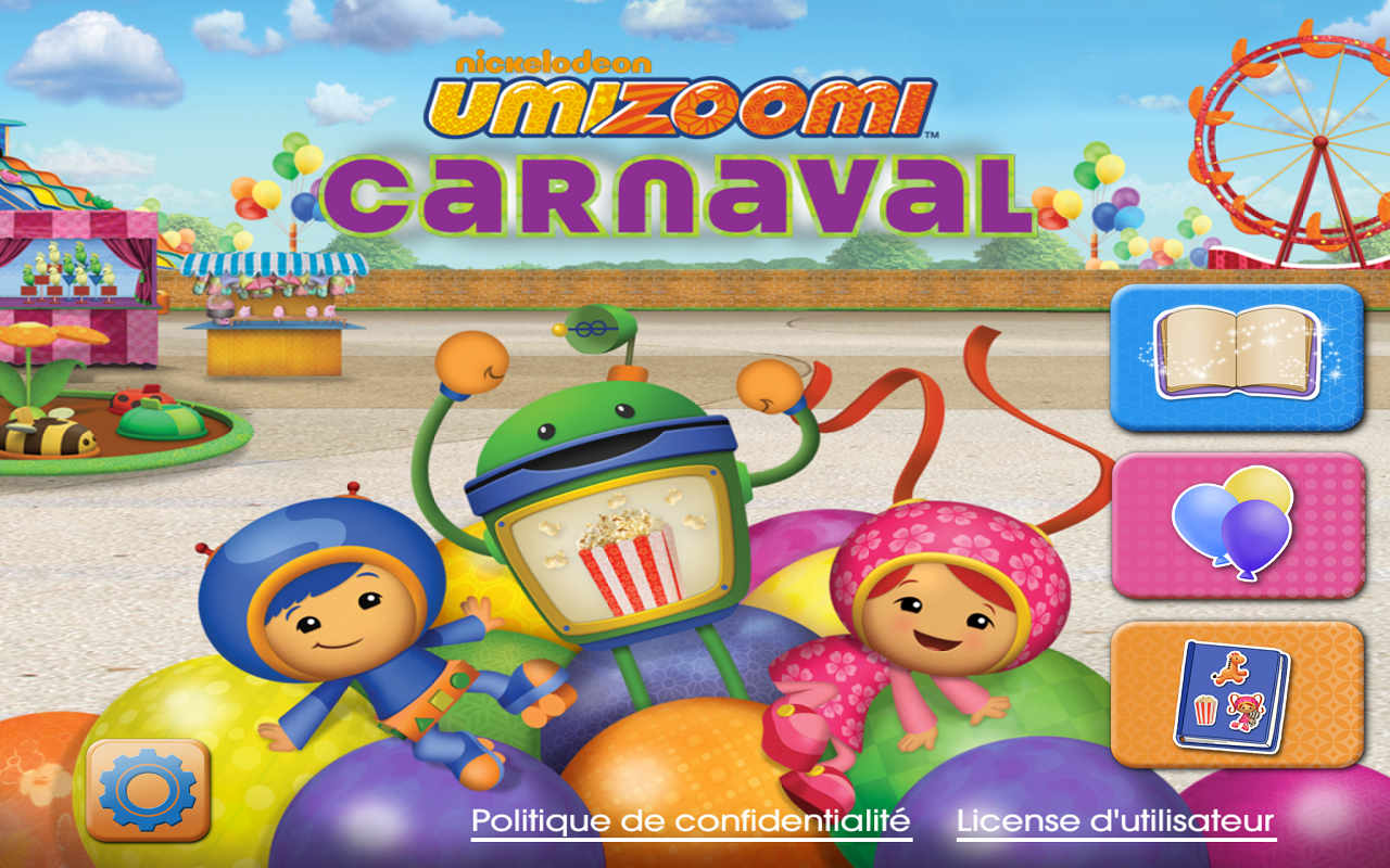 Android application Team Umizoomi Carnival screenshort