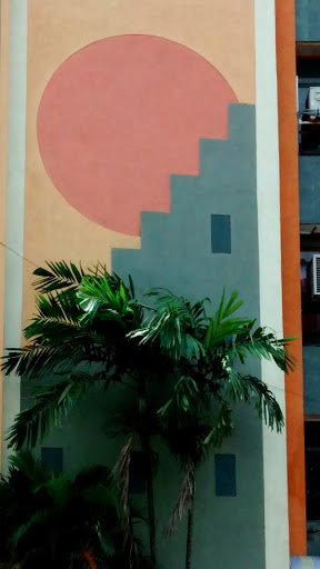 Sun And The Steps Wall Art