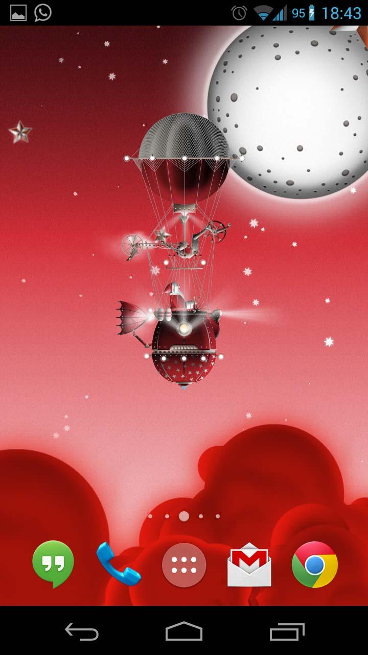 Android application Christmas crazy LWP machines screenshort