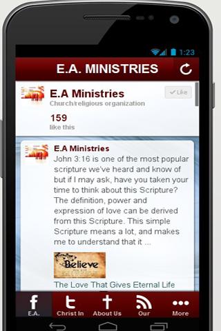 E A Ministries