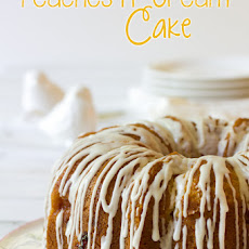 Peach Cake ~ Peaches n' Cream Cake