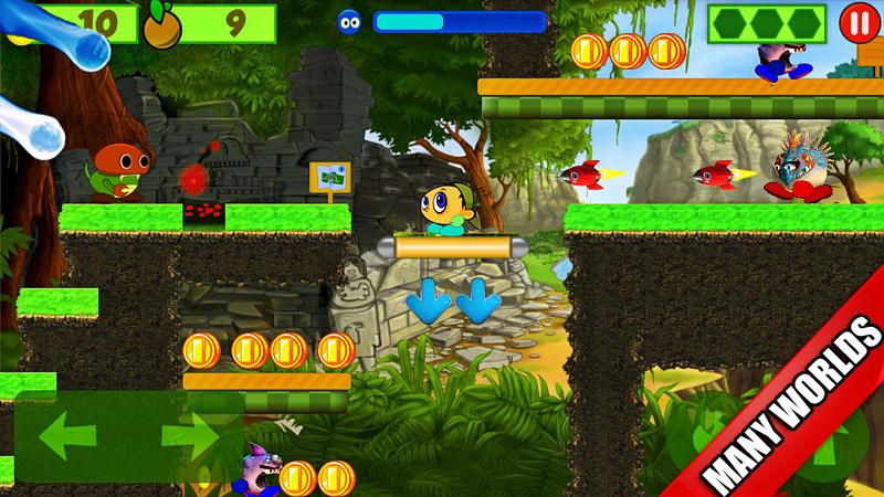 Android application Jungle Castle Run 3 screenshort