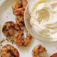 Blackened Shrimp with Roasted Garlic Aioli