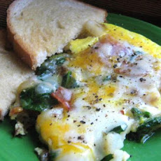 Potato, Bacon and Spinach Frittata