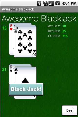 【免費紙牌App】Awesome Blackjack!-APP點子