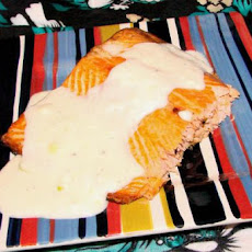Salmon With Crab Sauce