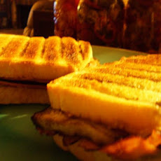 Cheesy Grilled Eggplant Sandwiches
