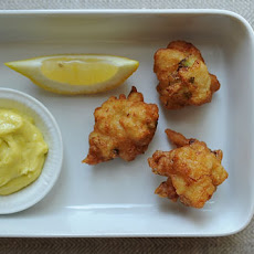 Crab Beignets with Aïoli Dipping Sauce
