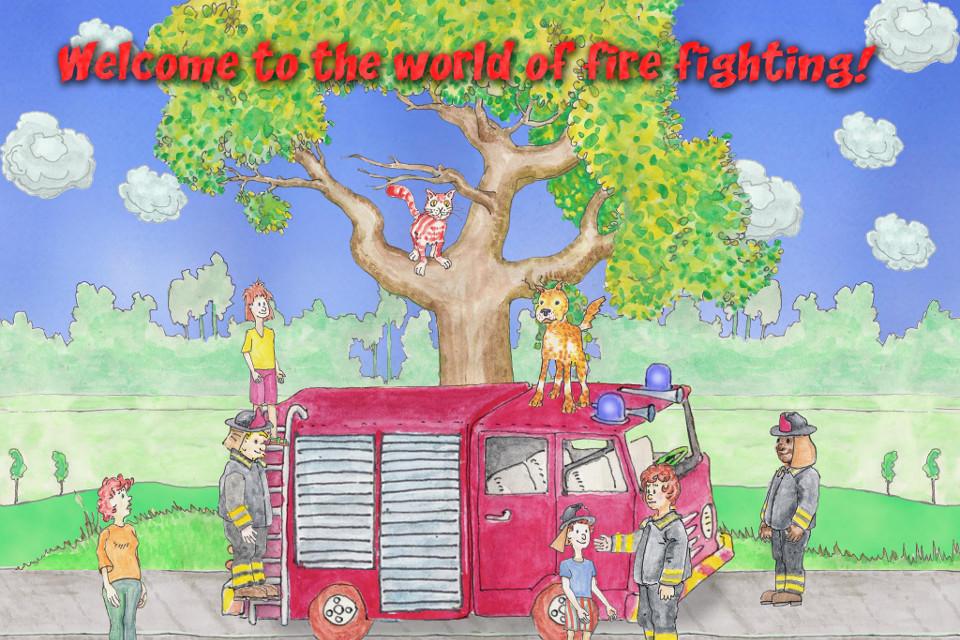 Android application Fire Department for Kids screenshort