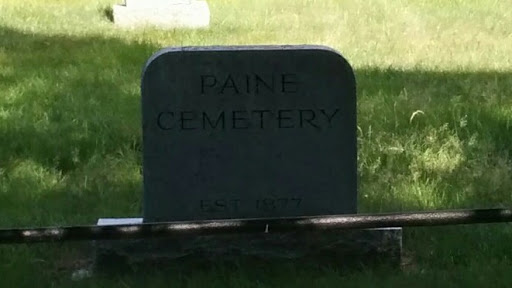 Paine Cemetery Marker