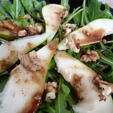 Rocket (Arugula), Pear and Walnut Salad