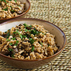 Barley with Dried and Fresh Mushrooms