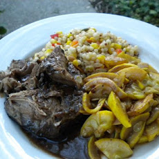 Zinfandel-Braised Leg of Lamb (Slow Cooker)