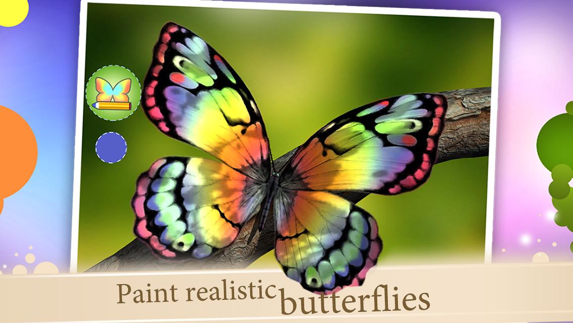 Android application Paint Me a Butterfly! screenshort