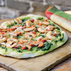 Shrimp-Pesto Pizza
