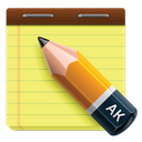 AK Notepad mobile app icon