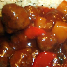 Kittencal's Easy Sweet and Sour Pineapple Meatballs