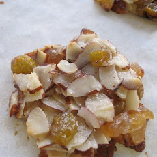 Almond, Cherry and Ginger Florentines