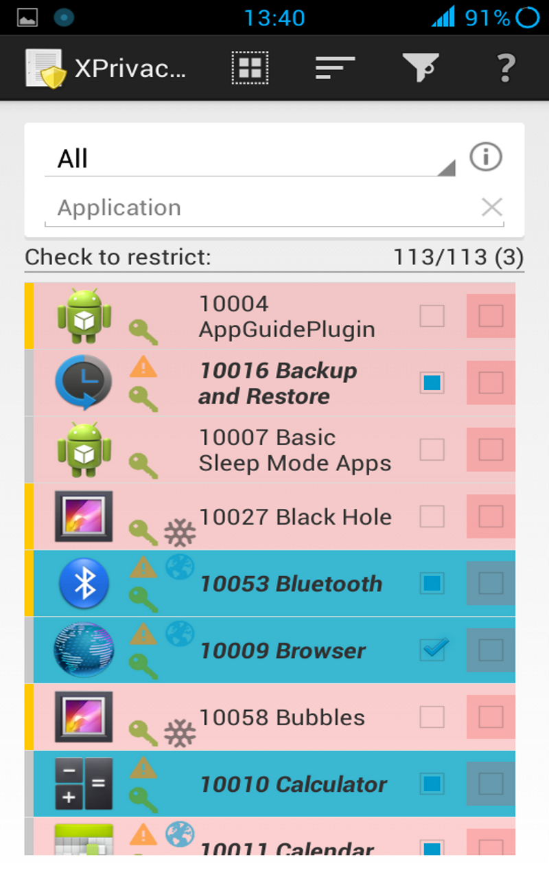Android application XPrivacy pro license fetcher screenshort
