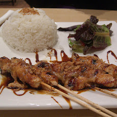 Chicken & Beef Sate With Spicy Peanut Sauce