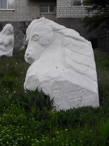 Скульптура Голова коня