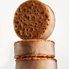 Chocolate-Creme Brulee Ice Cream Sandwiches
