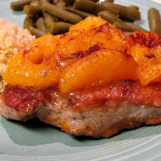 Mandarin Topped Pork Loin