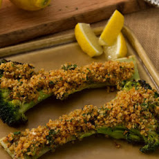 Grilled Broccoli with Anchovy Gremolata