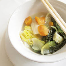 Clear veggies soup