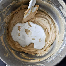 Peanut Butter Cupcakes with a Marshmallow Swirl
