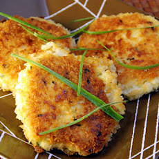 Fontina Risotto Cakes with Fresh Chives