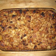 Apple-Raisin Breakfast Bread Pudding