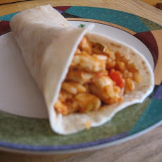 Nacho Chicken and Rice Wraps (4 Ww Points)