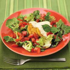 Mediterranean Salad With Polenta