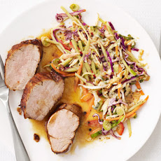 Roasted Pork With Cajun Slaw