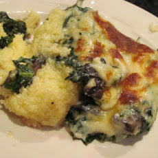 Polenta With Kale and Portobello Mushrooms (Rachael Ray)
